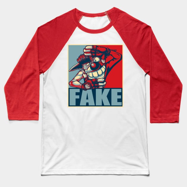 Fake Crash Campaign 2020 Baseball T-Shirt by indiespiv